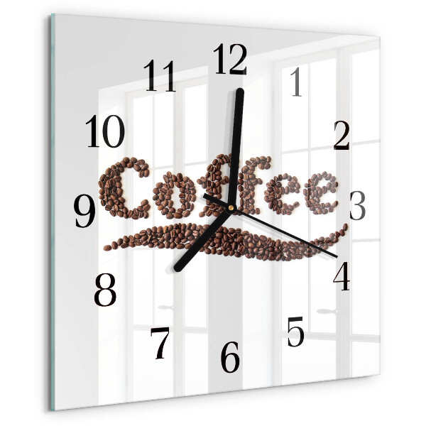 Reloj de vidrio Café 