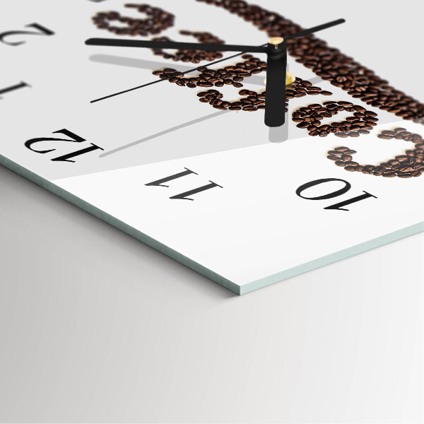 Reloj de vidrio Café 