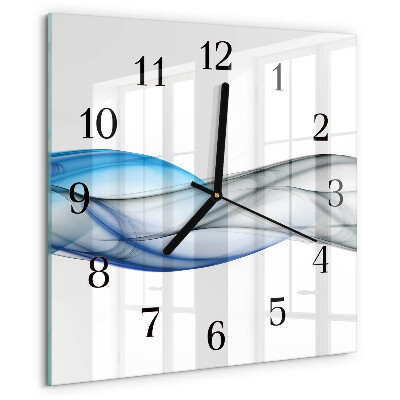 Reloj de vidrio Humo abstracto