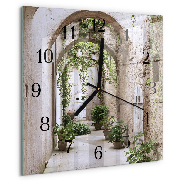Reloj de vidrio Plantas de avenida