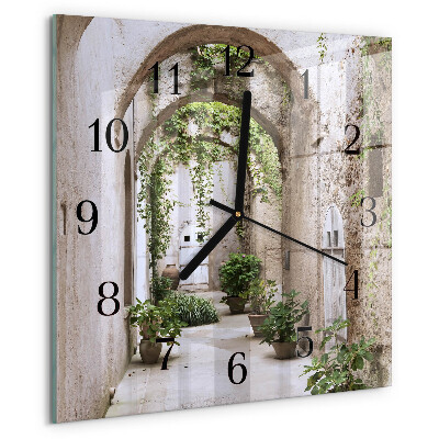 Reloj de vidrio Plantas de avenida