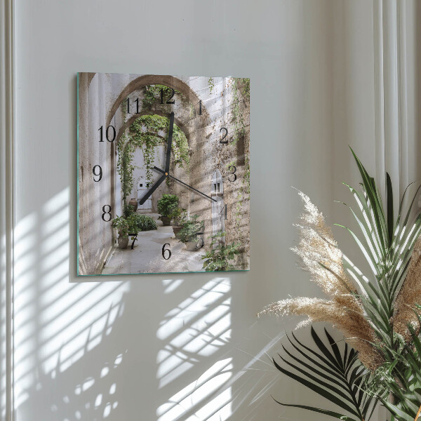 Reloj de vidrio Plantas de avenida
