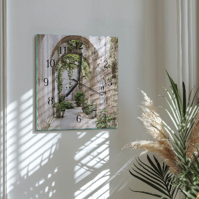 Reloj de vidrio Plantas de avenida