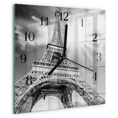 Reloj de vidrio Torre Eiffel de París