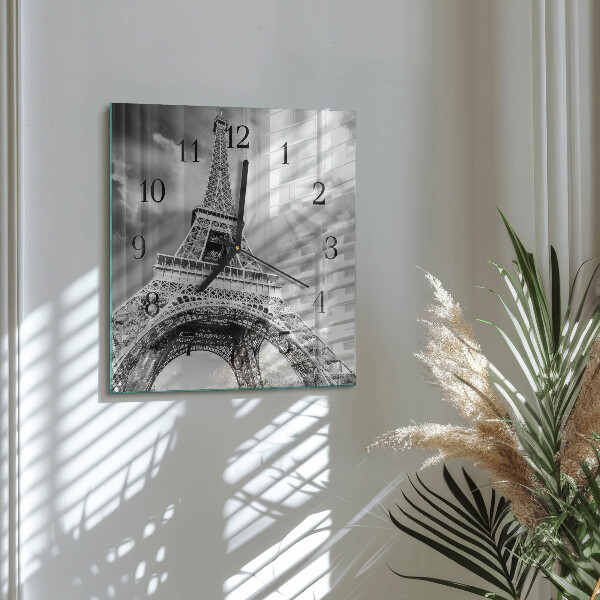 Reloj de vidrio Torre Eiffel de París