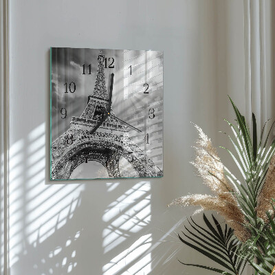 Reloj de vidrio Torre Eiffel de París
