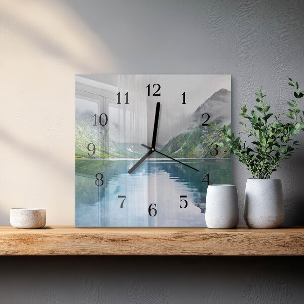 Reloj de vidrio Lago de montaña