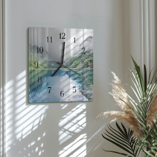 Reloj de vidrio Lago de montaña