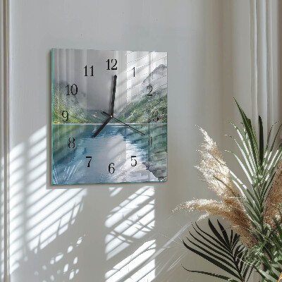 Reloj de vidrio Lago de montaña