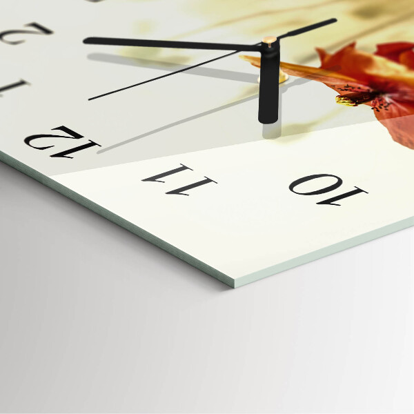Reloj de vidrio Amapola