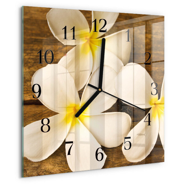 Reloj de vidrio Flores