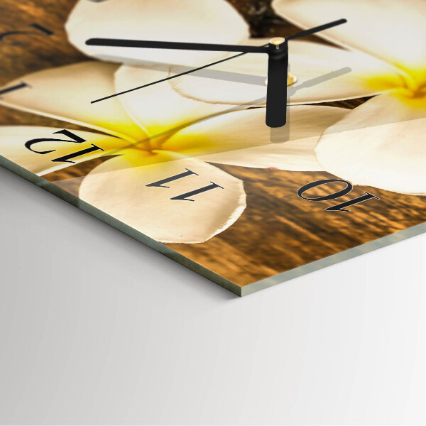 Reloj de vidrio Flores