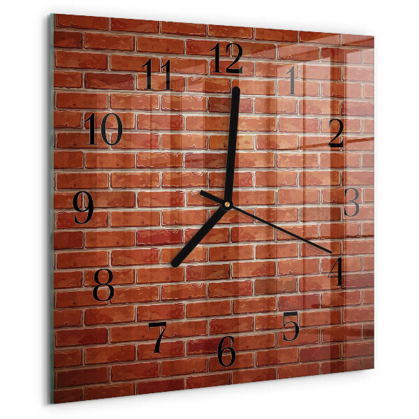 Reloj de vidrio Muro de ladrillo