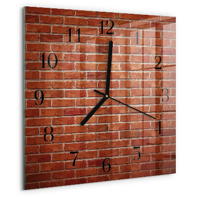 Reloj de vidrio Muro de ladrillo