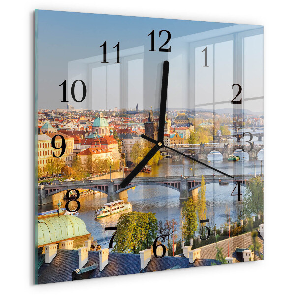 Reloj de vidrio Ciudad de Praga