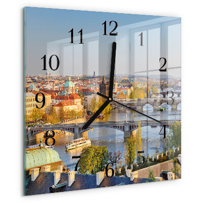 Reloj de vidrio Ciudad de Praga
