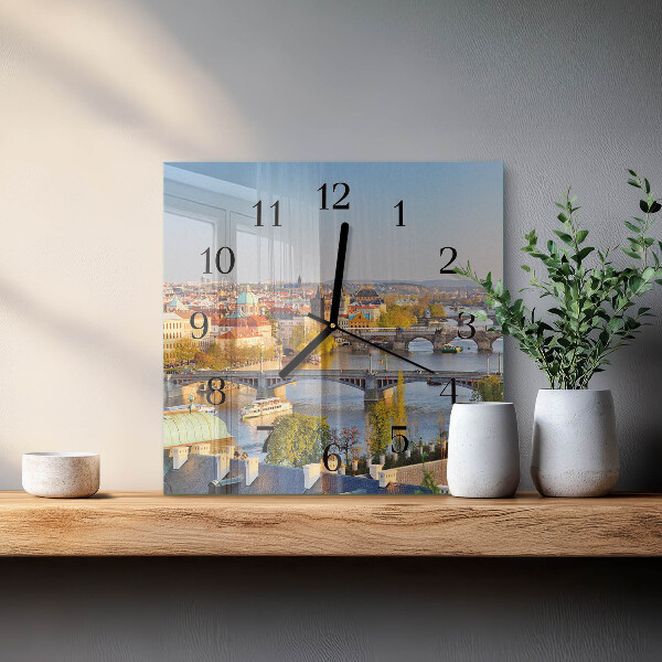 Reloj de vidrio Ciudad de Praga