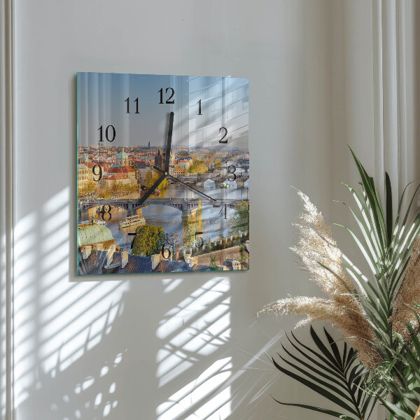 Reloj de vidrio Ciudad de Praga
