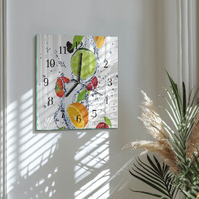 Reloj de vidrio Frutas Limón
