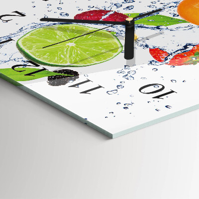 Reloj de vidrio Frutas Limón