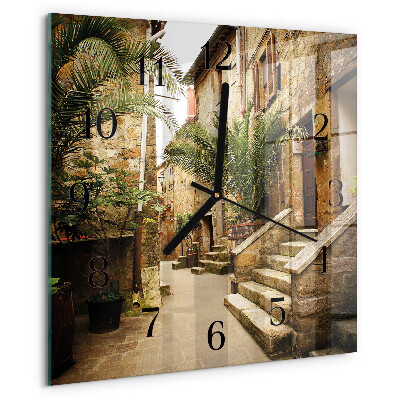 Reloj de vidrio Avenida Palms