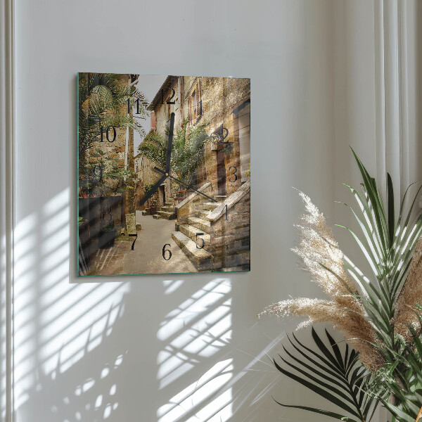 Reloj de vidrio Avenida Palms