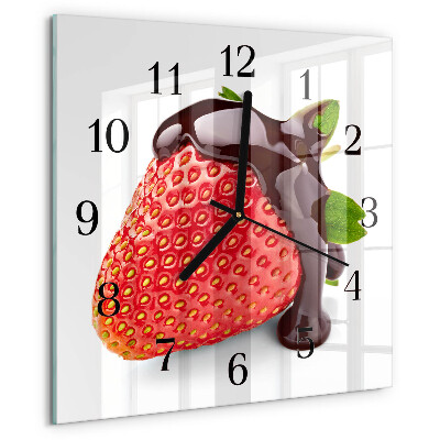 Reloj de vidrio Chocolate con fresa