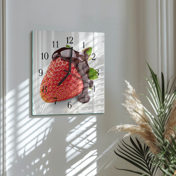 Reloj de vidrio Chocolate con fresa