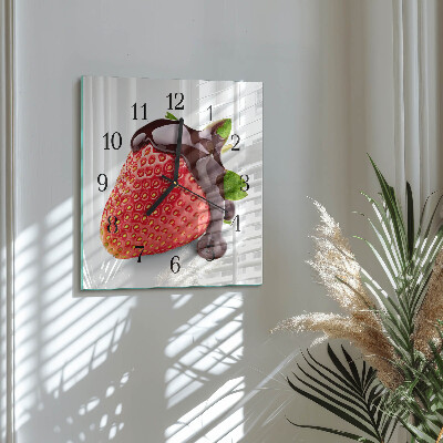 Reloj de vidrio Chocolate con fresa