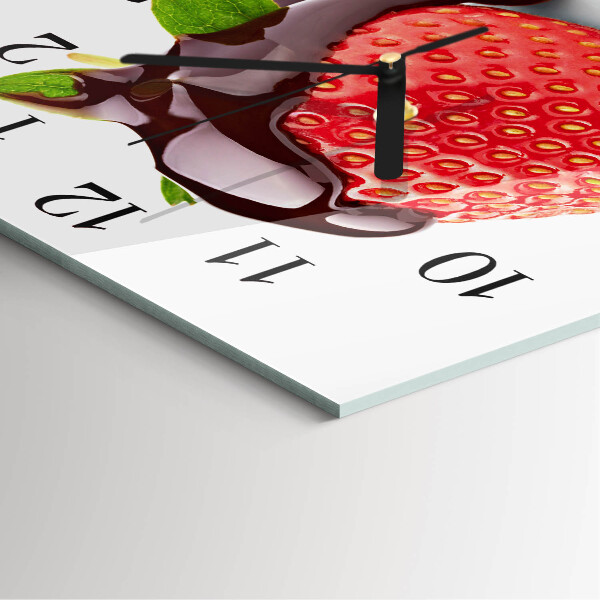Reloj de vidrio Chocolate con fresa