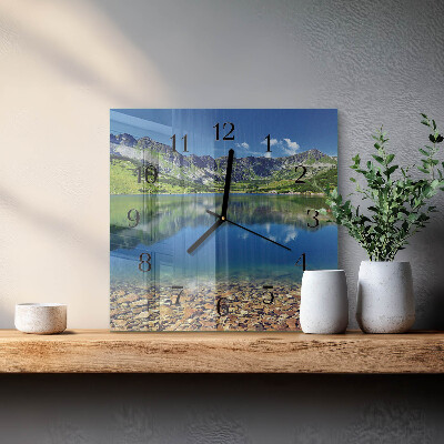 Reloj de vidrio Lago de montaña