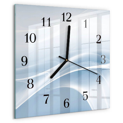 Reloj de vidrio Líneas abstractas