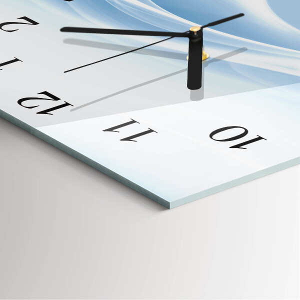 Reloj de vidrio Líneas abstractas