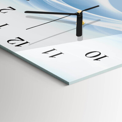 Reloj de vidrio Líneas abstractas