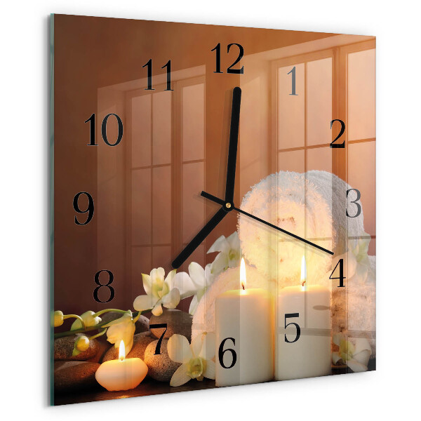 Reloj de vidrio Velas de spa