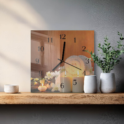 Reloj de vidrio Velas de spa