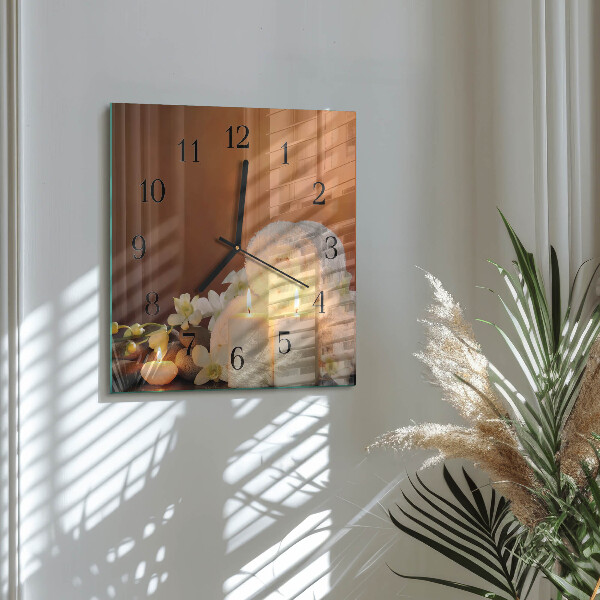 Reloj de vidrio Velas de spa