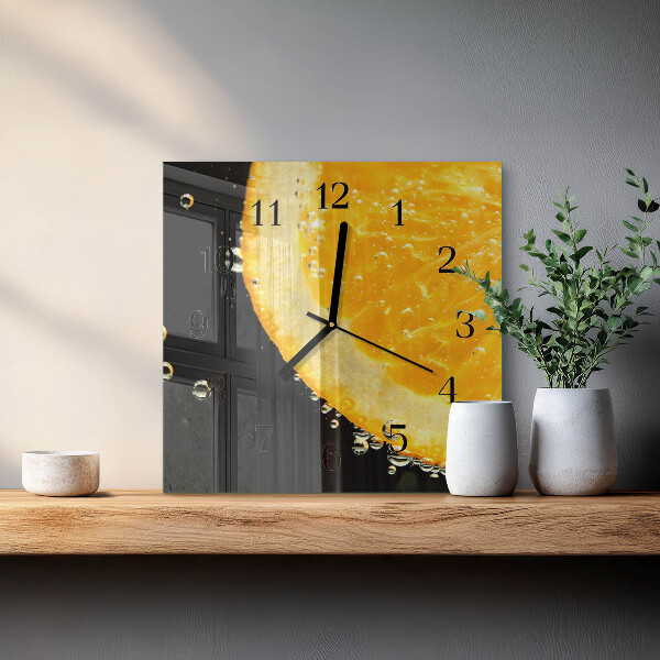 Reloj de vidrio Cítrico