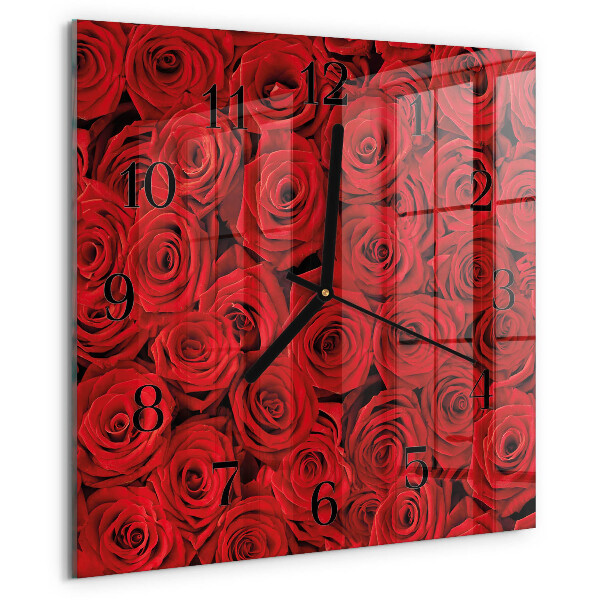 Reloj de vidrio Rosas