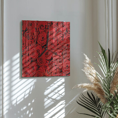 Reloj de vidrio Rosas
