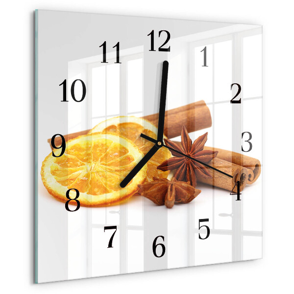 Reloj de vidrio Vainilla con limón