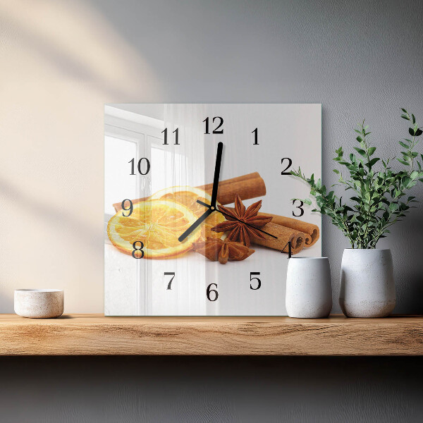 Reloj de vidrio Vainilla con limón