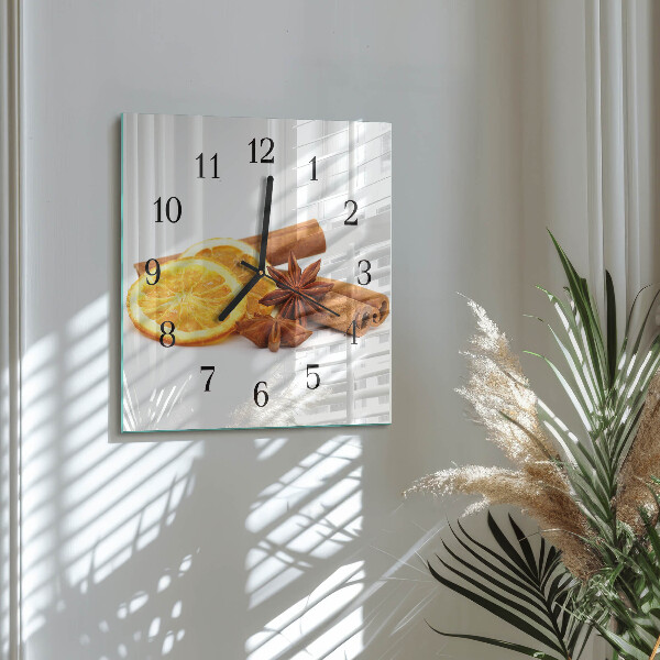 Reloj de vidrio Vainilla con limón