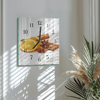 Reloj de vidrio Vainilla con limón