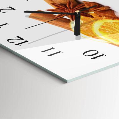 Reloj de vidrio Vainilla con limón