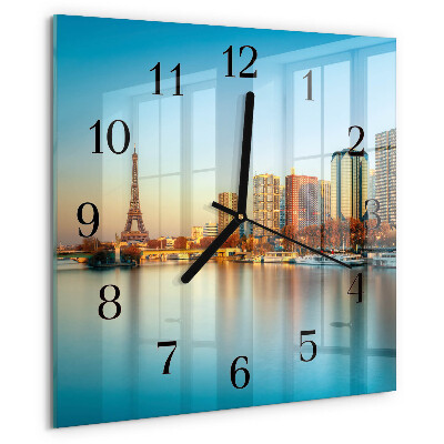 Reloj de vidrio Torre Eiffel de París