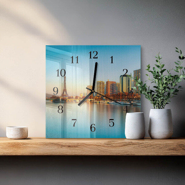 Reloj de vidrio Torre Eiffel de París