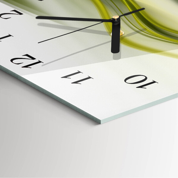 Reloj de vidrio Líneas abstractas