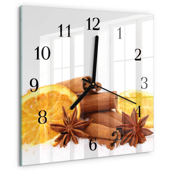 Reloj de vidrio Vainilla con limón