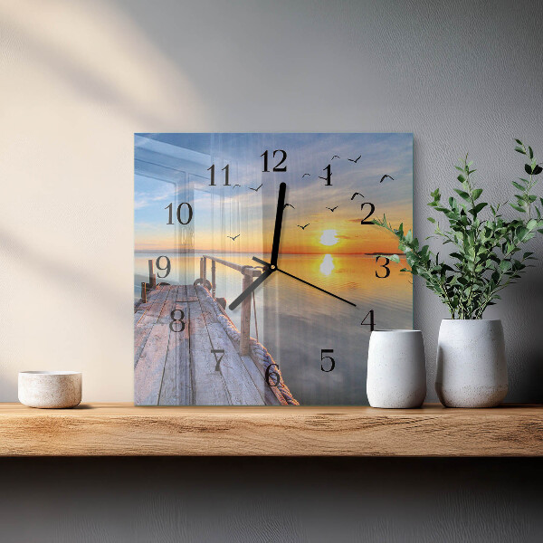 Reloj de vidrio Muelle